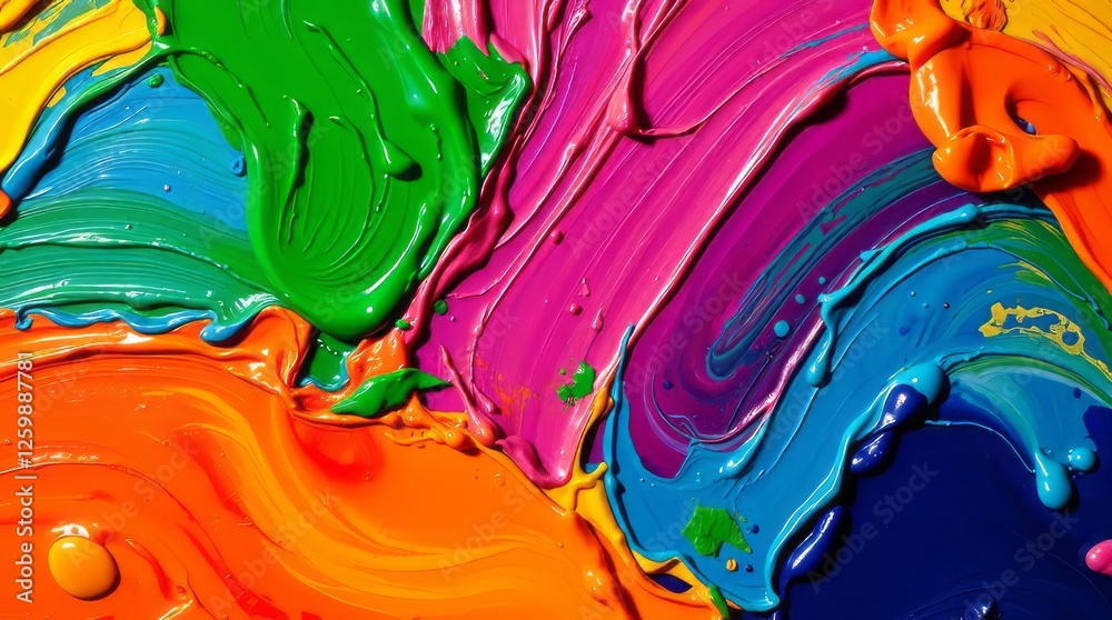 abstract colorful acrylic paint swirls. abstract colorful acrylic paint swirls.