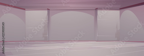 vector cartoon of room