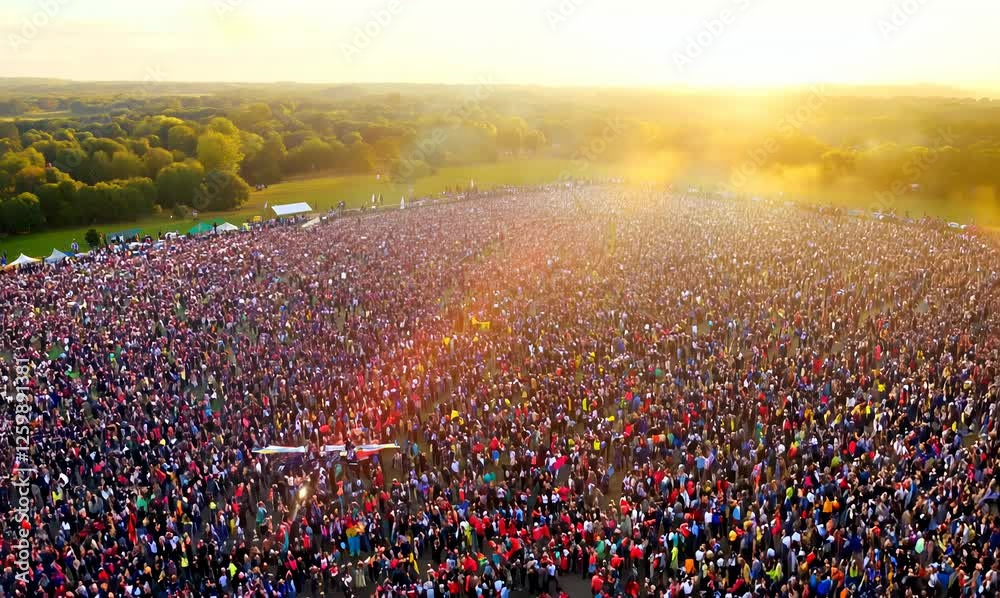 collective worship in an open field: celebration and harmony