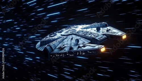 Spaceship through hyperspace
