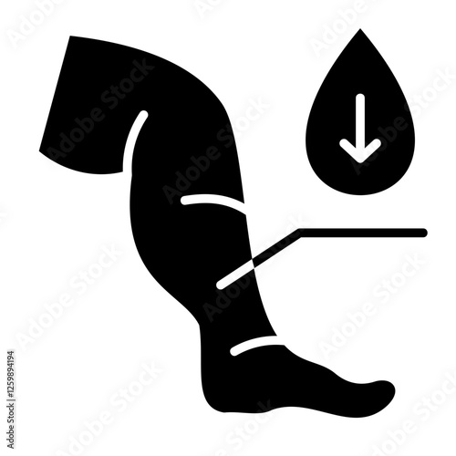 Fluid Retention Icon