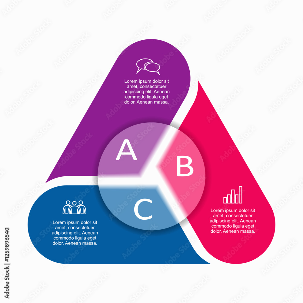Infographic design template with place for your data. Vector illustration.