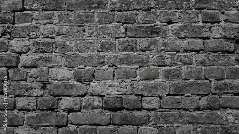Obraz premium gray background, photo of gray brick wall close-up