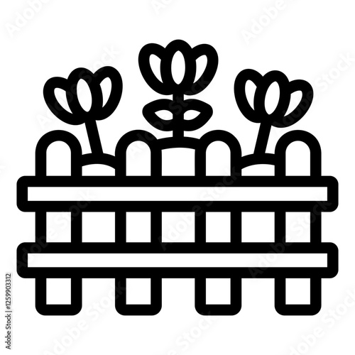 fence Line Icon