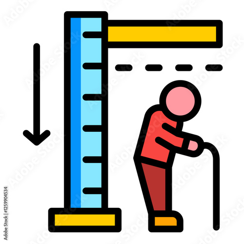 Shrinking Height Icon