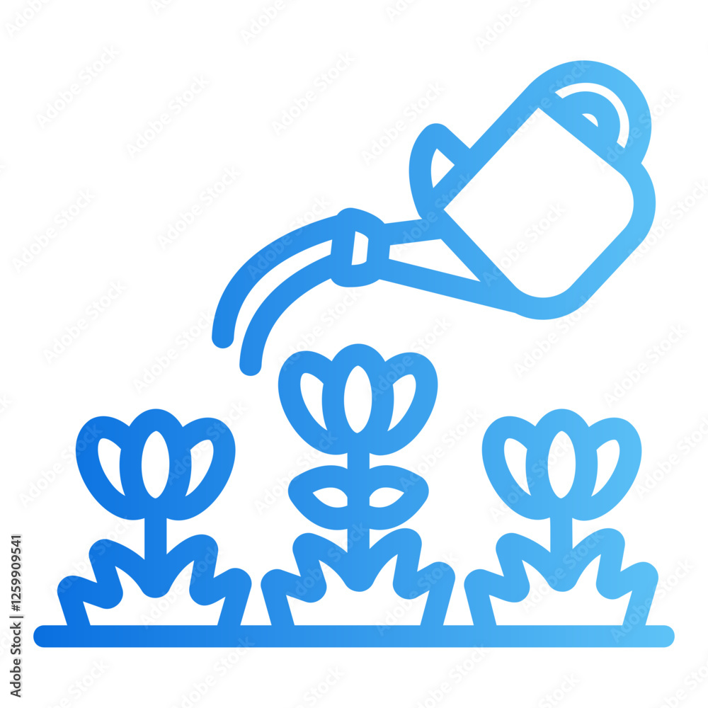 watering Gradient icon watering Gradient icon
