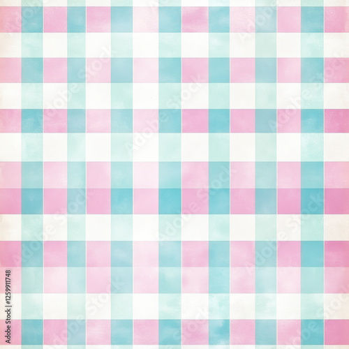 scrapbook paper pastel gingham 