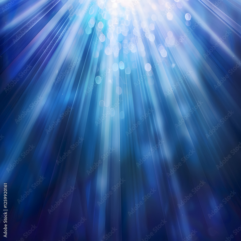 Obraz premium abstract blue background with rays