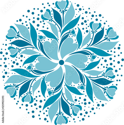 Art Nouveau Petal Dance