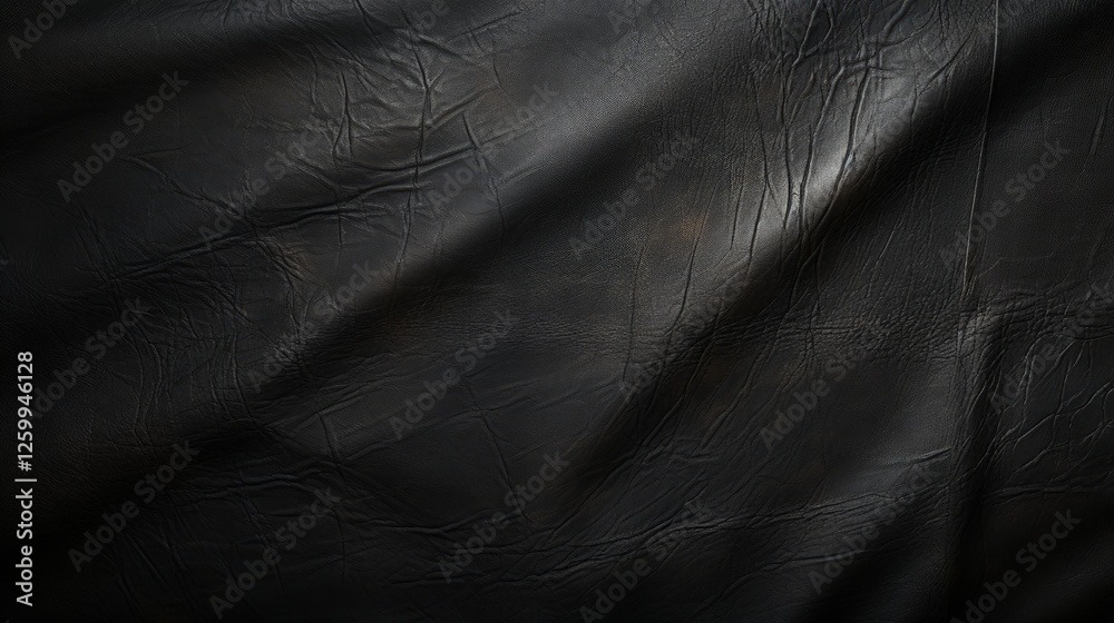Fototapeta premium Dark and Sophisticated Black Textured Background for a Wide Banner Layout