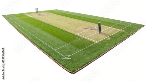 Cricket Pitch Aerial View