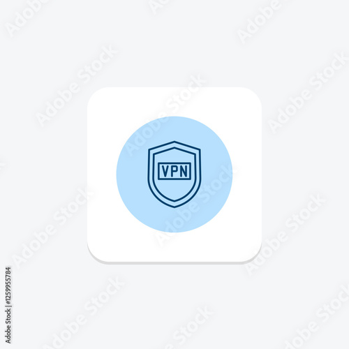 VPN pentaglow, vector, pixel perfect, illustrator file