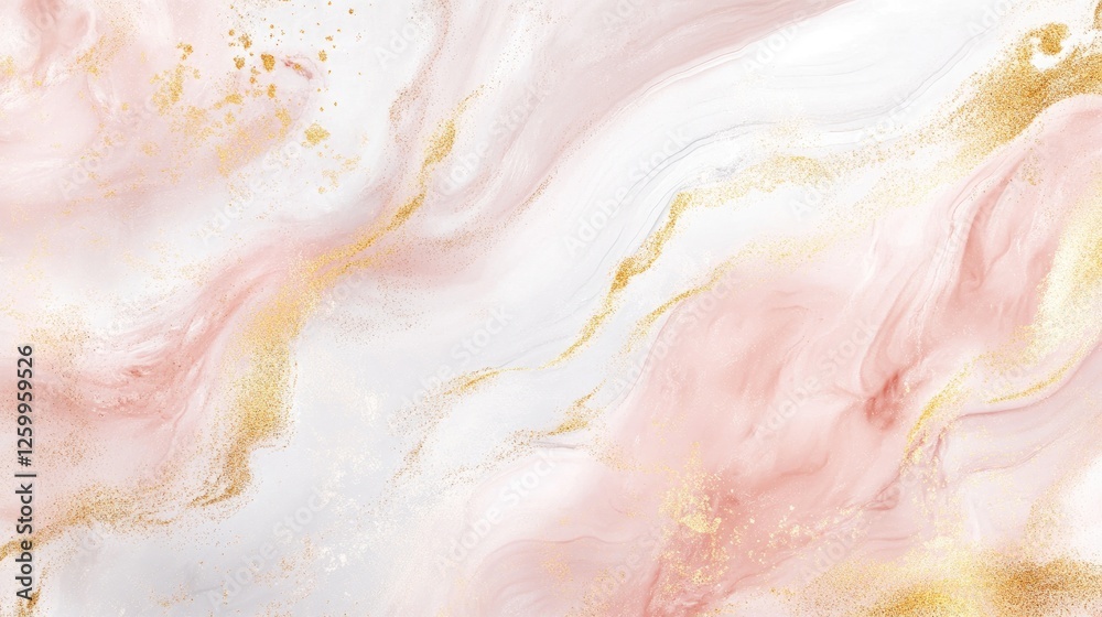 Obraz premium Pink and gold abstract marble texture background