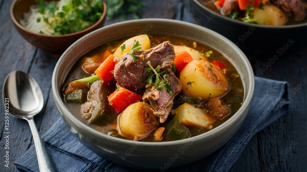 Irish Stew - Hearty stew with lamb, potatoes, and root vegetables Irish Stew - Hearty stew with lamb, potatoes, and root vegetables