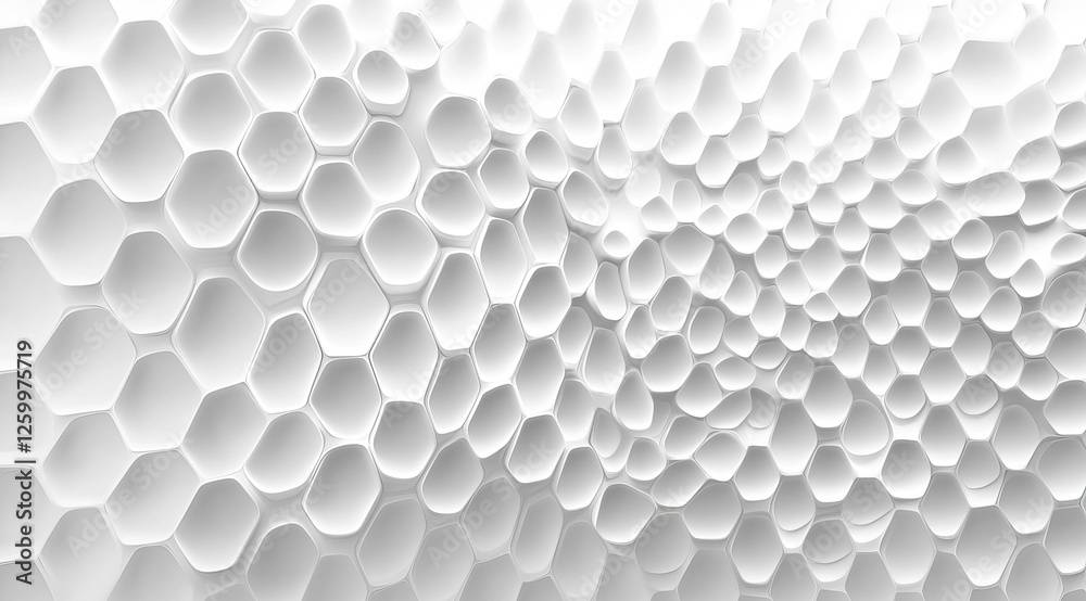 Naklejka premium Abstract white background with geometric shapes and shadows for modern design or presentation. light gray backdrop with space for text.