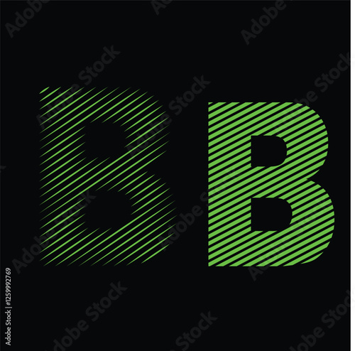 B letter design 