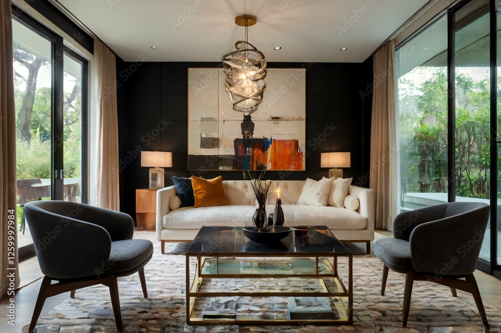 Fototapeta premium interior home design modern style