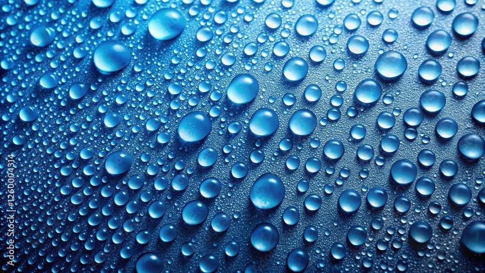 Water drops on blue background with a subtle gradient effect, texture, liquid, texture, liquid, minimalist, droplets Water drops on blue background with a subtle gradient effect, texture, liquid, texture, liquid, minimalist, droplets