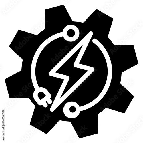 Power Management glyph icon