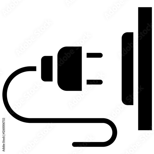 Plug glyph icon