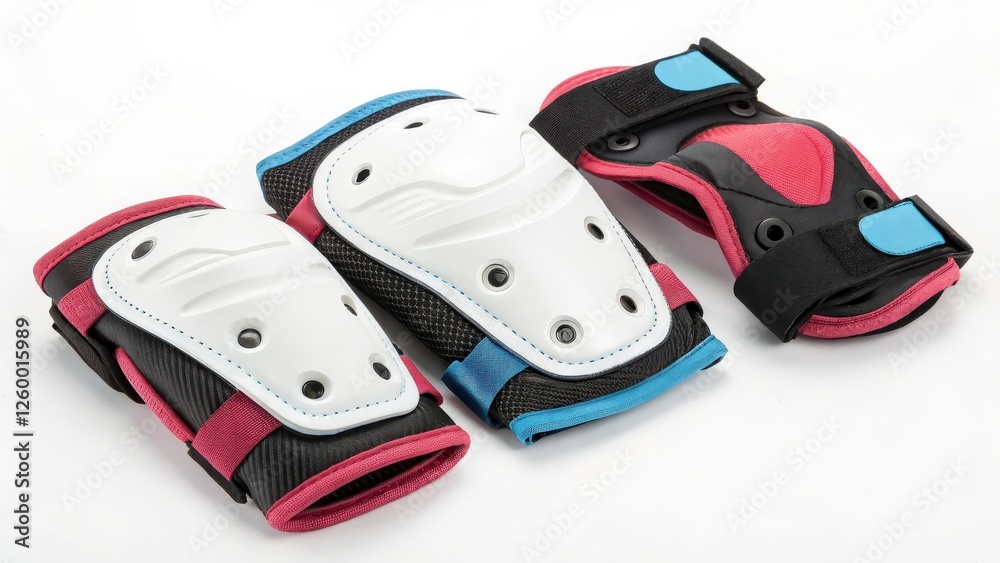 Fototapeta premium Protective Gear Set for Roller Skating or Cycling