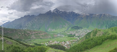 Majestic Kazbeg Mountain, Russia 