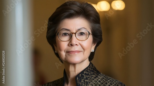 Janet yellen, 78th united states secretary of the treasury, posing for a portrait photo