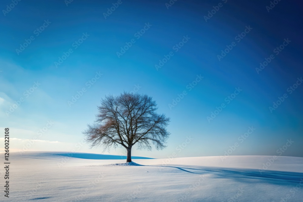 Minimalist winter photography: snowy scene in cold, serene nature, muted tones. Minimalist winter photography: snowy scene in cold, serene nature, muted tones.
