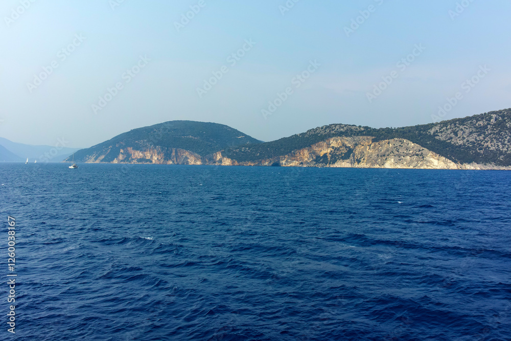 Amazing Seascape of Ionian sea, Greece Amazing Seascape of Ionian sea, Greece