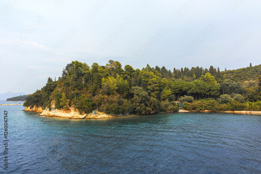 Obraz premium Amazing Seascape of Ionian sea, Greece