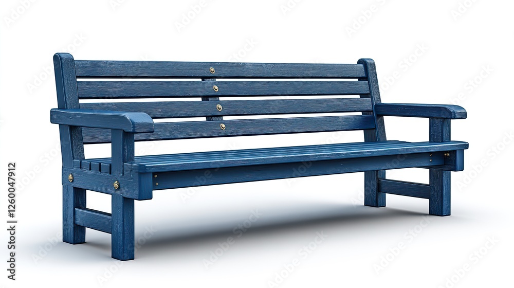 blue stadium bench in a single row isolated on a white backgroun blue stadium bench in a single row isolated on a white backgroun