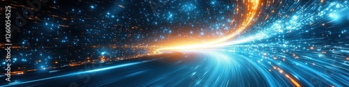 abstract extreme speed concept, data