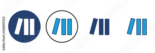 Library icon vector. education icon vector