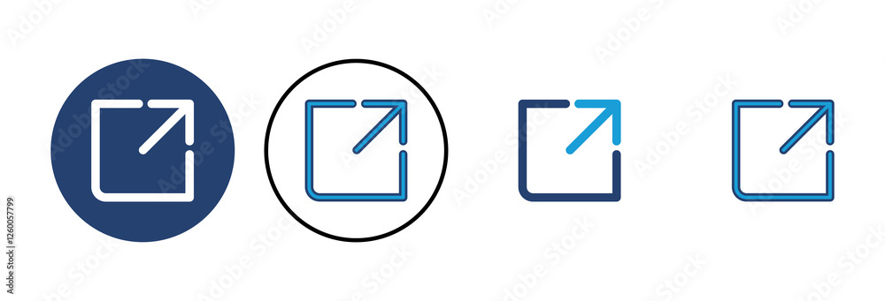 External link icon vector. link icon vector. hyperlink symbol External link icon vector. link icon vector. hyperlink symbol