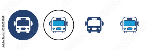 Bus icon vector. bus vector icon