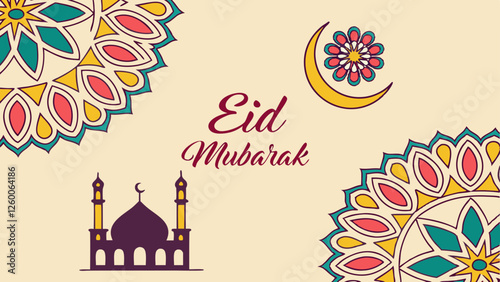 Eid Mubarak calligraphy