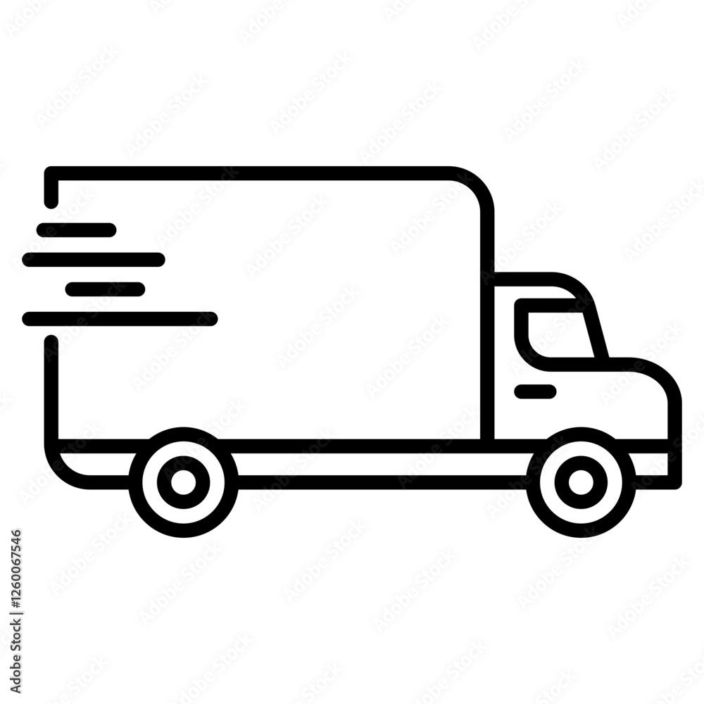 truck single icon truck single icon