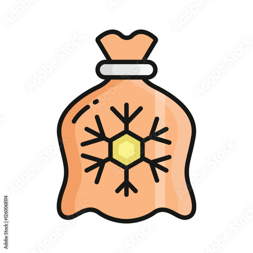 Take a look at this amazing icon of gift bag, ready to use vector