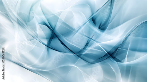 Abstract Blue Swirls: Elegant Design, Smooth Curves, Flowing Lines, Serene Background, Calming Hues, Digital Art, Creative Graphic, Artistic Visual, Modern Wallpaper, Abstract Background