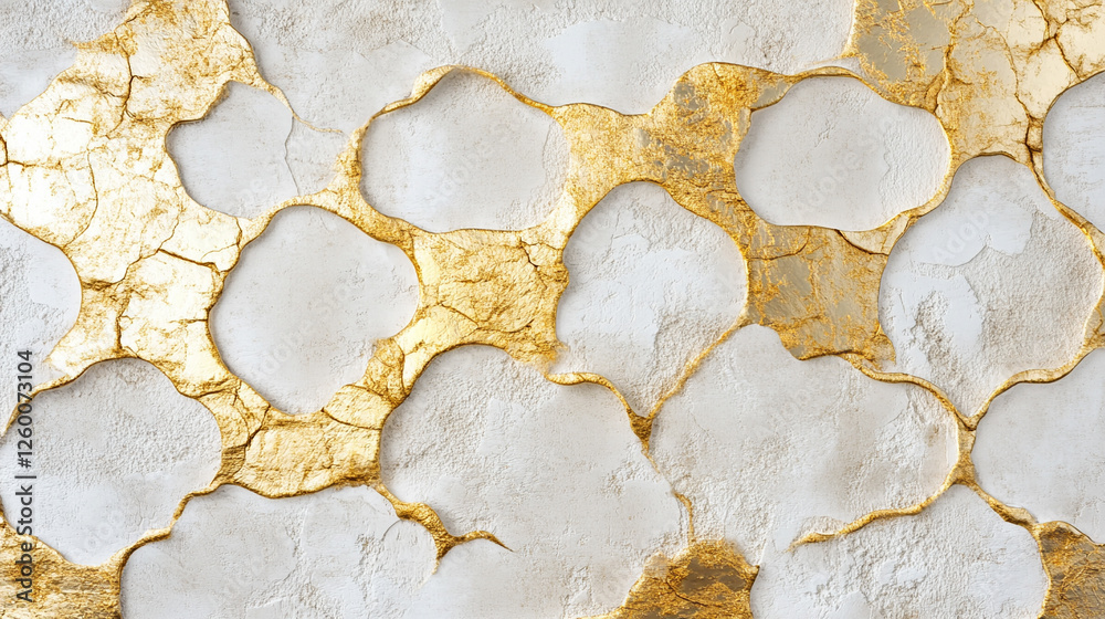 Obraz premium Biały marmur, stiuk złoty wzór, tło dla projektu, tapeta.
