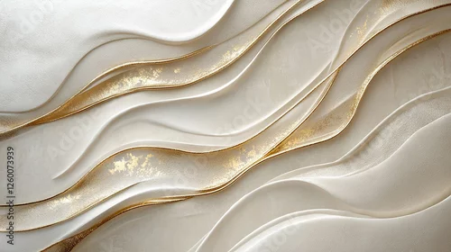 Obraz Biały marmur, stiuk złoty wzór, tło dla projektu, tapeta.