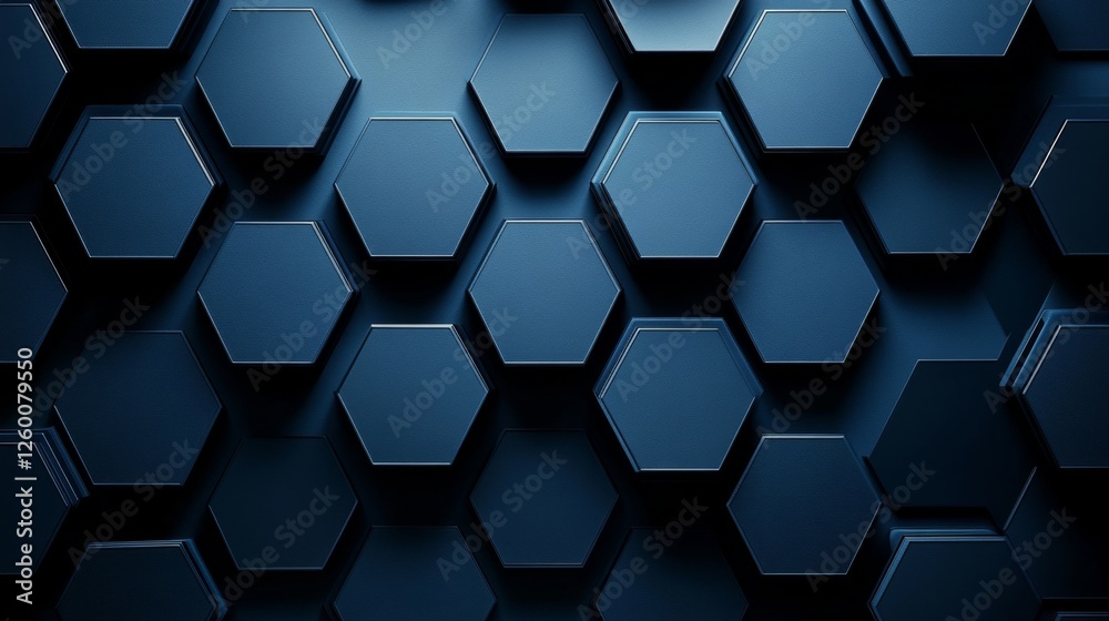 Stylish Blue background with hexagons and rectangles for design. Banner template with white center text area. Ideal for elegant designs. Stylish Blue background with hexagons and rectangles for design. Banner template with white center text area. Ideal for elegant designs.