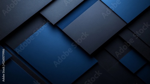 Stylish Blue background with minimalist aesthetic, ideal for design and banner templates. Featuring clean and simple geometric wallpaper with modern flair and a central white space for text.