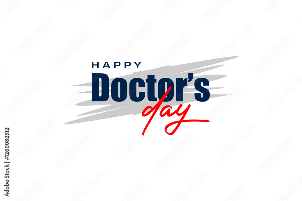 Fototapeta premium Doctor’s Day holiday concept vector
