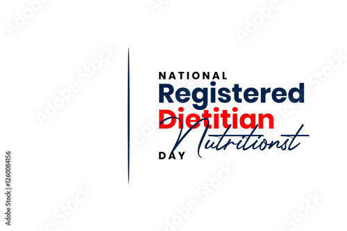 Registered Dietitian Nutritionst Day holiday concept