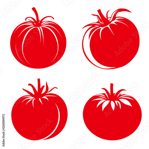 tomato vector illustration made by AI