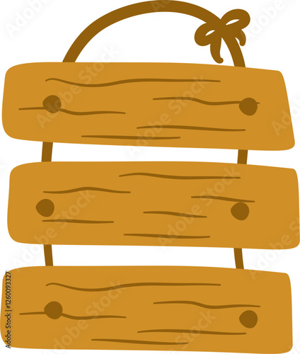 Wooden signboard with cat