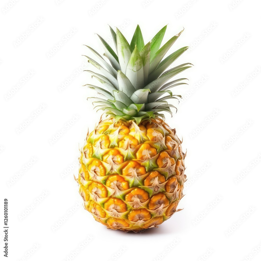 A vibrant, juicy pineapple, a symbol of tropical delight and summer freshness. Perfect for your healthy lifestyle and refreshing recipes! A vibrant, juicy pineapple, a symbol of tropical delight and summer freshness. Perfect for your healthy lifestyle and refreshing recipes!
