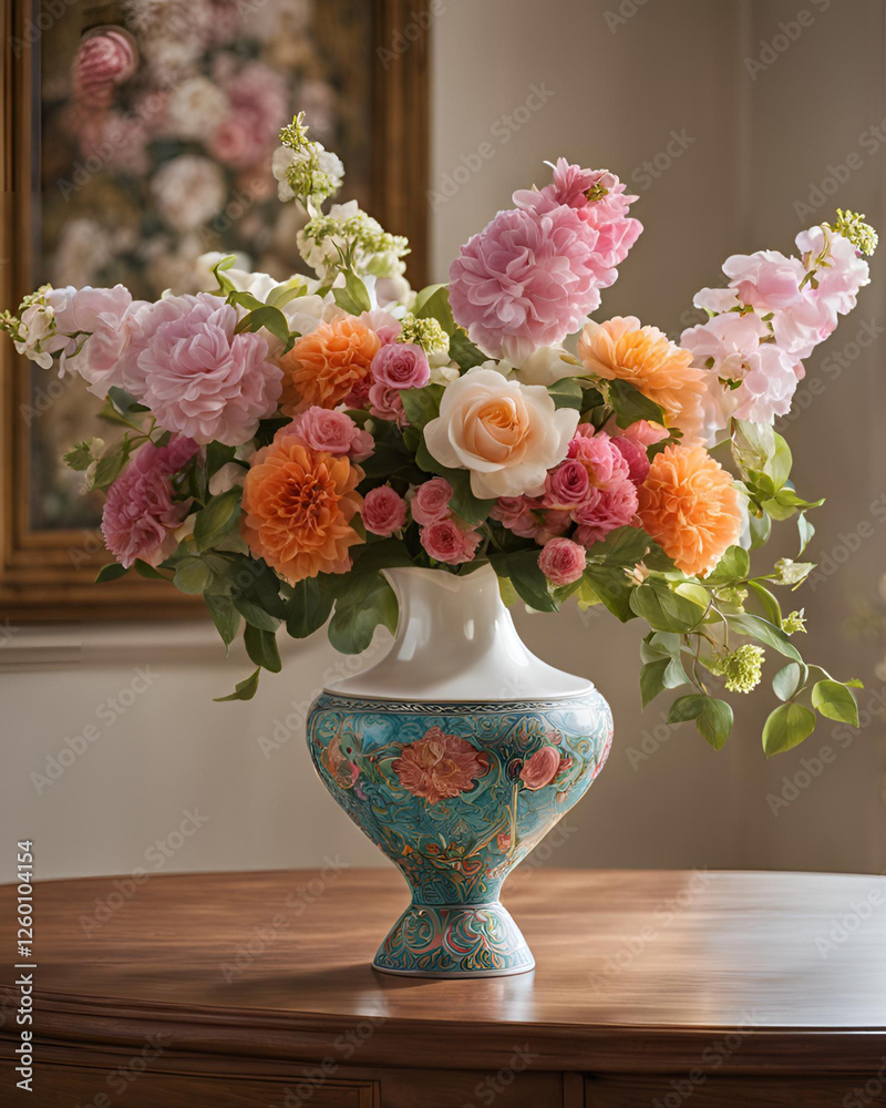 custom made wallpaper toronto digitalvase, painting, aesthetic, art, decor, ceramic, porcelain, pottery, design, elegant, minimalist, classic, vintage, modern, abstract, floral, texture, pattern, interior, home, decorative, handmade, det