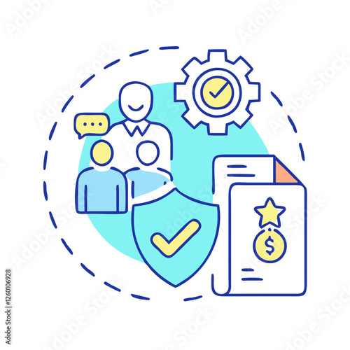 compliance icon, compliance vector illustration-simple illustration of compliance, perfect for compliance logos and icons